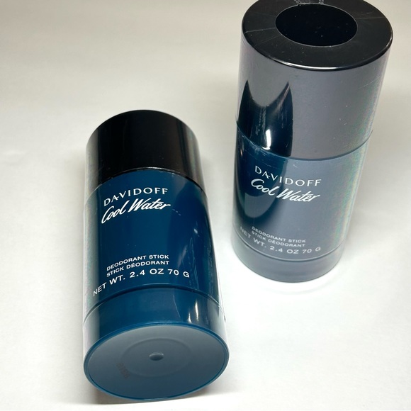 Davidoff Cool Water Mens Fragrance Deodorant Sticks 2.4 Oz 2 Pack Sealed Bundle - Picture 10 of 11